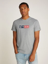 Tommy Jeans T-Shirt navy/grau/rot/offwhite