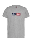 Tommy Jeans T-Shirt navy/grau/rot/offwhite