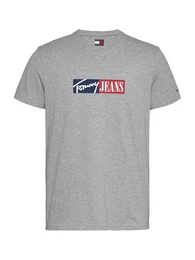 T-Shirt navy / grau / rot / offwhite