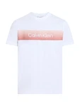 Calvin Klein Shirt cranberry/weiß