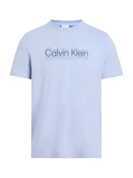 T-Shirt navy / hellblau