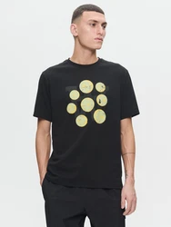 WOOD WOOD T-Shirt 'Ace Eyes' gelb/mint/schwarz