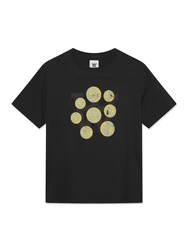 WOOD WOOD T-Shirt 'Ace Eyes' gelb/mint/schwarz