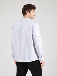 SELECTED HOMME Hemd SLHRLX-RICCO hellblau/dunkelgrau/weiß