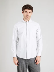 SELECTED HOMME Langarmhemd Rick (1-tlg) pastellgrn/wei