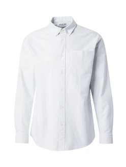 SELECTED HOMME Langarmhemd Rick (1-tlg) pastellgrn/wei