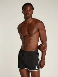 Calvin Klein Swimwear Badeshorts schwarz/weiß