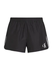 Calvin Klein Swimwear Badeshorts schwarz/weiß