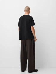 Bershka Hose dunkelbraun