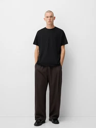 Bershka Hose dunkelbraun