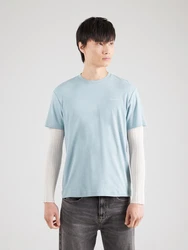 Calvin Klein T-Shirt hellblau/weiß