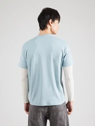 Calvin Klein T-Shirt hellblau/weiß