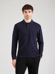 BOSS Poloshirt Petempestolong dunkelblau