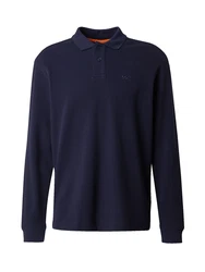 BOSS Poloshirt Petempestolong dunkelblau