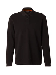 BOSS Poloshirt Petempestolong schwarz