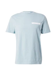 T-Shirt hellblau / wei