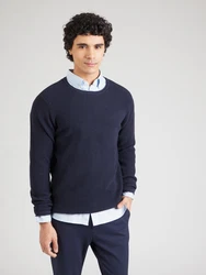 INDICODE JEANS Pullover 'Hoffvin' marineblau