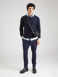 INDICODE JEANS Pullover 'Hoffvin' marineblau