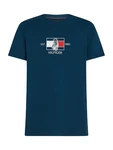 TOMMY HILFIGER T-Shirt marine/rot/weiß