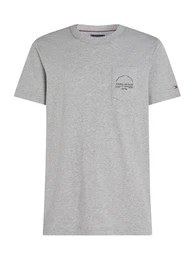T-Shirt grau / schwarz