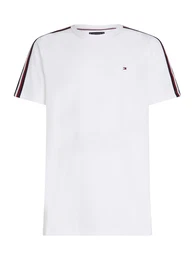 T-Shirt 'GLOBAL STRIPE' navy / rot / wei