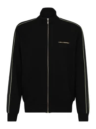 Sweatjacke gold / schwarz