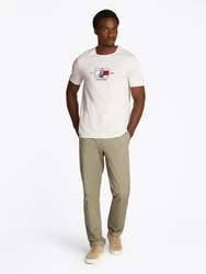 TOMMY HILFIGER T-Shirt dunkelblau/rot/naturweiß