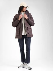 JACK & JONES Parka Jacke 'CONSTRUCT' dunkelbraun