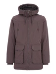 JACK & JONES Parka Jacke 'CONSTRUCT' dunkelbraun