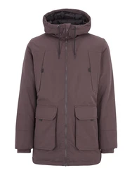 JACK & JONES Parka Jacke 'CONSTRUCT' dunkelbraun