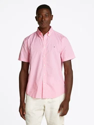 TOMMY HILFIGER Hemd 'Flex' pink/offwhite