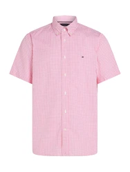 TOMMY HILFIGER Hemd 'Flex' pink/offwhite