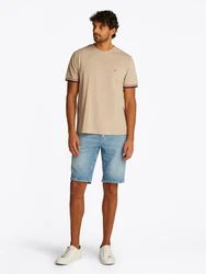 TOMMY HILFIGER T-Shirt navy/khaki/rot/offwhite