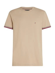 TOMMY HILFIGER T-Shirt navy/khaki/rot/offwhite