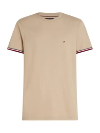 T-Shirt navy / khaki / rot / offwhite