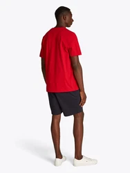 TOMMY HILFIGER T-Shirt marine/blutrot/weiß