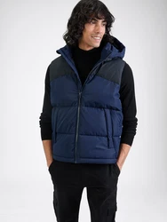JACK & JONES Weste AERO marineblau