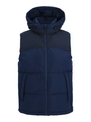 JACK & JONES Weste AERO marineblau