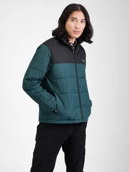 JACK & JONES Jacke 'BEN' dunkelgrün/schwarz