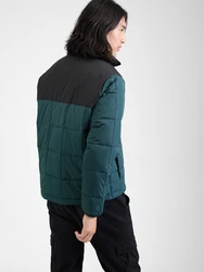 JACK & JONES Jacke 'BEN' dunkelgrün/schwarz