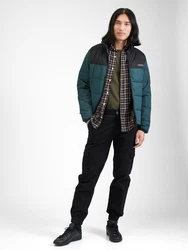JACK & JONES Jacke 'BEN' dunkelgrün/schwarz