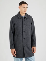 JACK & JONES Mantel VERMONT dunkelgrau
