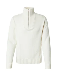 JACK & JONES Pullover JORFREDERIKSBERG (1-tlg) offwhite/wollweiß