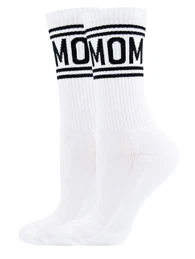 EWERS Športne nogavice 'MOM' črna / bela
