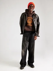 JACK & JONES Sweatshirt JJVICTO dunkelbraun