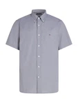 TOMMY HILFIGER Hemd 'FLEX' rauchblau/offwhite