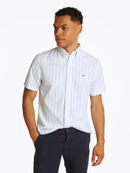 TOMMY HILFIGER Hemd 'Flex' hellblau/weiß