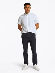 TOMMY HILFIGER Hemd 'Flex' hellblau/weiß