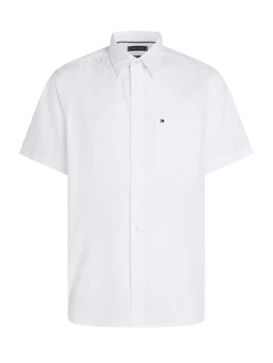 TOMMY HILFIGER Hemd 'FLEX' weiß