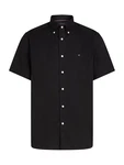 TOMMY HILFIGER Hemd 'FLEX' schwarz